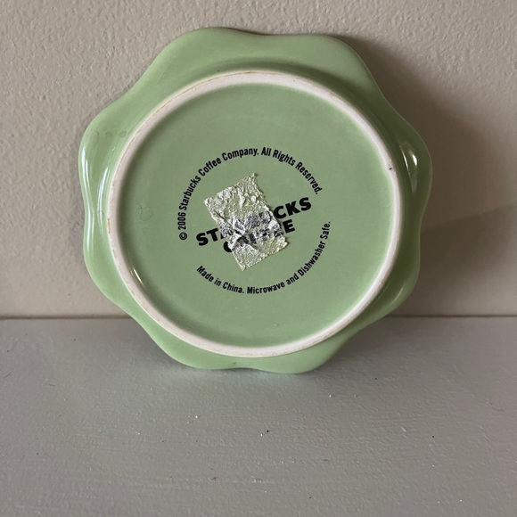 Spring Flowers Starbucks Coffee Mug / Tea Cup with Flower Coaster from 2006 NWOT - Picture 5 of 9
